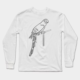 Stick figure parrot Long Sleeve T-Shirt